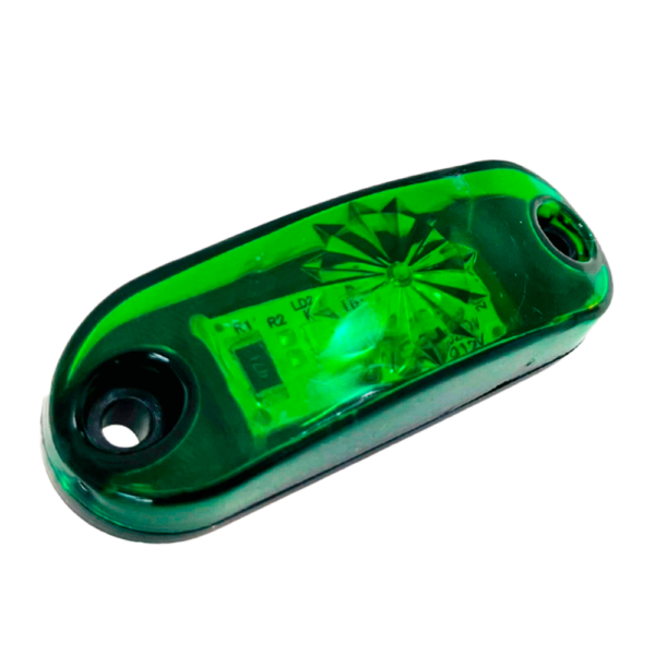 Lanterna LED Delimitadora Verde