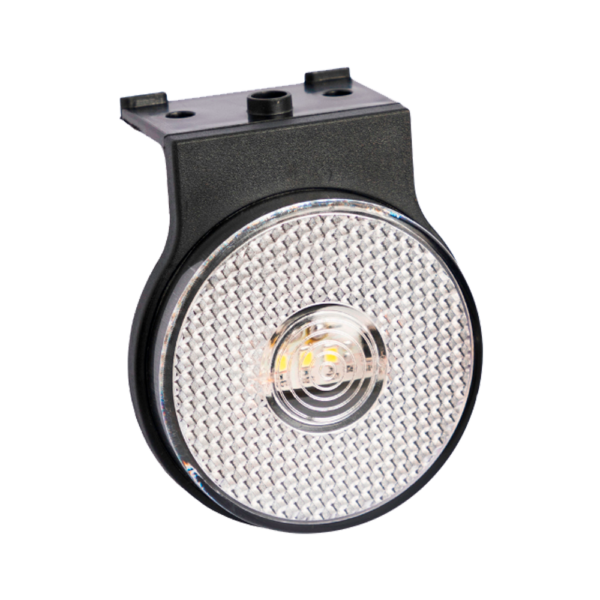 Lanterna Lateral LED 65MM com Suporte Cor Cristal