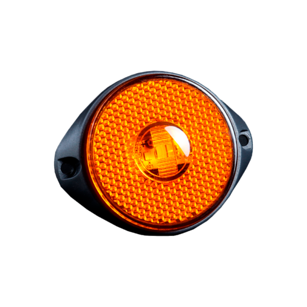 Lanterna Frontal LED 65MM Cor Âmbar