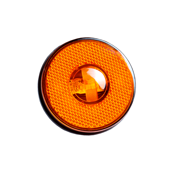 Lanterna Lateral LED 85MM sem Suporte Cor Âmbar