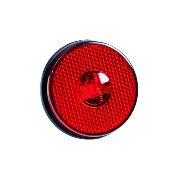 Lanterna Lateral LED 85MM sem Suporte Cor Vermelha